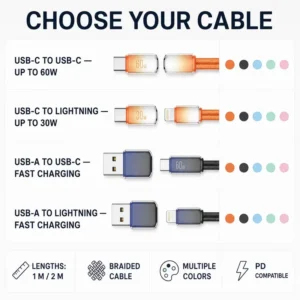 كيبل شحن Lightning — 1 متر — 2