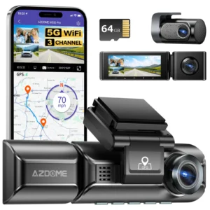 كاميرا سيارة 4K أمامية بشاشة ليلية GPS و Wi-Fi