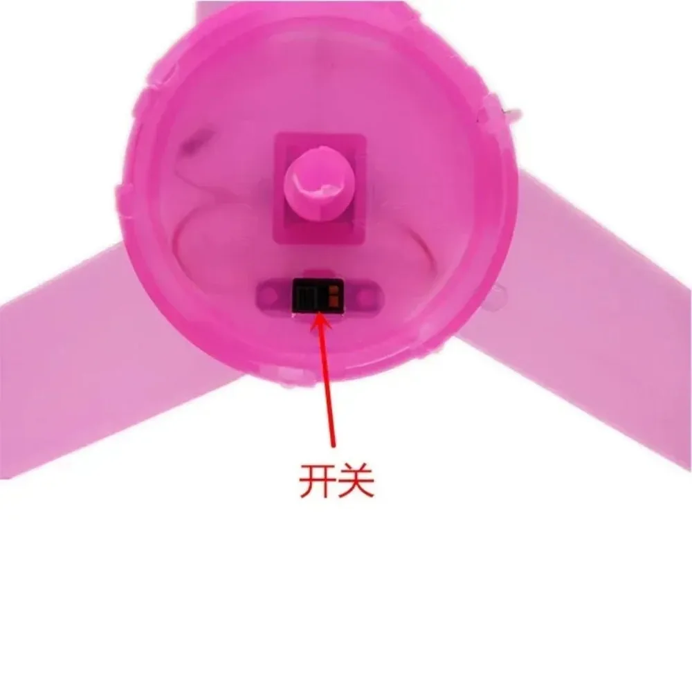 قرص طائر مضيء للأطفال بمقبض سحب وإضاءة LED